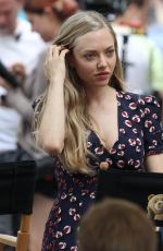 AMANDA SEYFRIED on the Set of Ted 2 in Boston