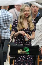 AMANDA SEYFRIED on the Set of Ted 2 in Boston