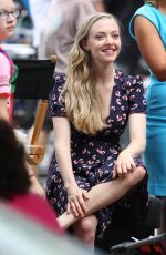 AMANDA SEYFRIED on the Set of Ted 2 in Boston