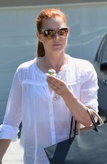 AMY ADAMS Arrives at a Party in Brentwood