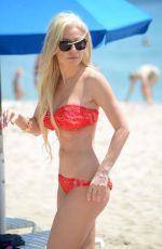 ANA BRAGA in Bikini at a Beach in Miami