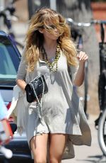 ANNALYNNE MCCORD Riding a Bicycle Out in Venice