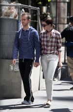 ANNE HATHAWAY and Adam Shulman Out and About in New York