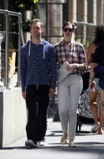 ANNE HATHAWAY and Adam Shulman Out and About in New York