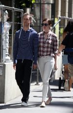 ANNE HATHAWAY and Adam Shulman Out and About in New York
