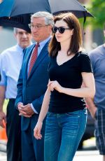 ANNE HATHAWAY on The Intern Set in New York