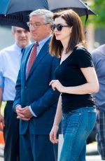 ANNE HATHAWAY on The Intern Set in New York