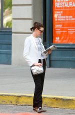 ANNE HATHAWAY Out and About in New York 1608