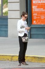 ANNE HATHAWAY Out and About in New York 1608