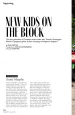 ANNIE MURPHY in Flare Magazine, September 2014 Issue