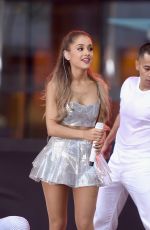 ARIANA GRANDE Performs at Today Show in New York