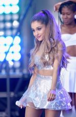 ARIANA GRANDE Performs at Today Show in New York