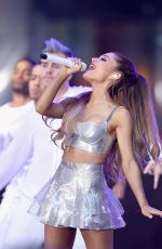 ARIANA GRANDE Performs at Today Show in New York