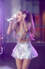 ARIANA GRANDE Performs at Today Show in New York