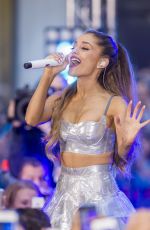 ARIANA GRANDE Performs at Today Show in New York