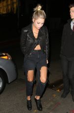 ASHLEY BENSON Arrives at Chateau Marmont in Los Angeles