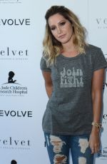 ASHLEY TISDALE at Velvet and St Jude Join the Fight Charity Tee Launch