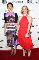 AUBREY PLAZA at About Alex Premiere in Hollywood
