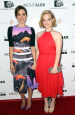 AUBREY PLAZA at About Alex Premiere in Hollywood