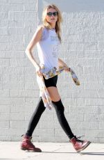 BEHATI PRINSLOO on the Set of Maroon 5 Music Video in Los Angeles