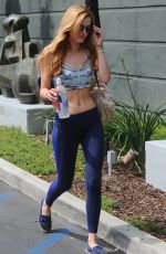 BELLA THORNE in Tank Top Leaves a Gym in Brentwood