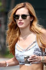 BELLA THORNE in Tank Top Leaves a Gym in Brentwood