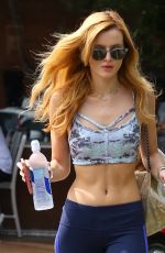 BELLA THORNE in Tank Top Leaves a Gym in Brentwood