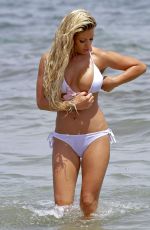 BIANCA GASCOIGNE in Bikini at a Beach in Spain