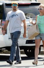 BRITNEY SPEARS and David Lucado Out for Lunch in Calabasas