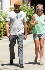 BRITNEY SPEARS and David Lucado Out for Lunch in Calabasas