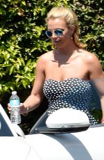 BRITNEY SPEARS at Newbury Skateboard park in Ventura County