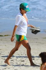 BROOKE BURKE at a Beach in Malibu