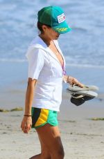 BROOKE BURKE at a Beach in Malibu