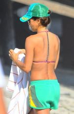 BROOKE BURKE at a Beach in Malibu