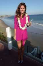 BROOKE BURKE at Vitafrute Cocktails by Veev Coconut Colada Launch in Malibu