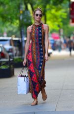 CANDICE SWANEPOEL Out and About in New York
