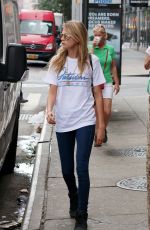 CARA DELEVINGNE Heading to a Metting in New York