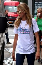 CARA DELEVINGNE Heading to a Metting in New York