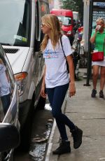 CARA DELEVINGNE Heading to a Metting in New York