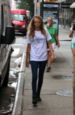 CARA DELEVINGNE Heading to a Metting in New York
