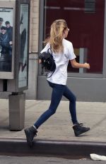 CARA DELEVINGNE Heading to a Metting in New York