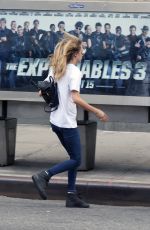 CARA DELEVINGNE Heading to a Metting in New York