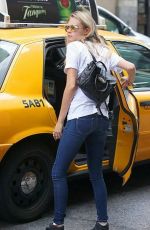 CARA DELEVINGNE Heading to a Metting in New York