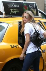 CARA DELEVINGNE Heading to a Metting in New York