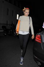 CARA DELEVINGNE Leaves Chiltern Firehouse in London
