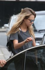 CARA DELEVINGNE Leaves Her Home in London