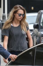 CARA DELEVINGNE Leaves Her Home in London