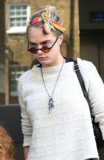 CARA DELEVINGNE Leaves Storm Agency in London
