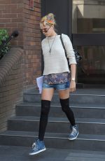 CARA DELEVINGNE Leaves Storm Agency in London