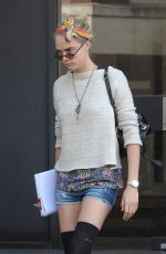 CARA DELEVINGNE Leaves Storm Agency in London